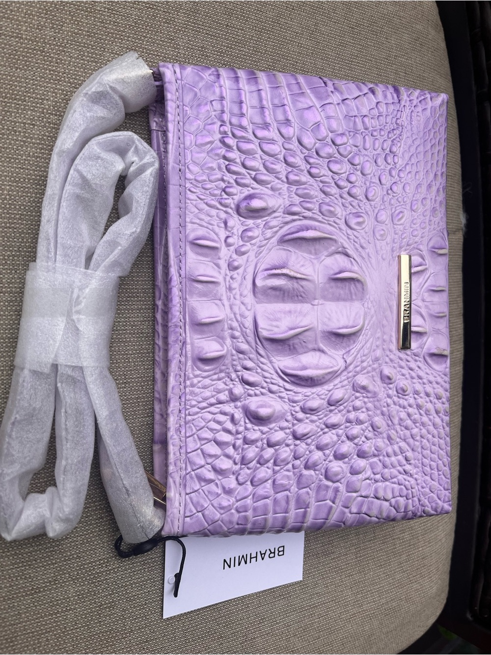 NWT Brahmin LORELEI in GENTLE LAVENDER Shoulder Bag - Picture 4 of 6